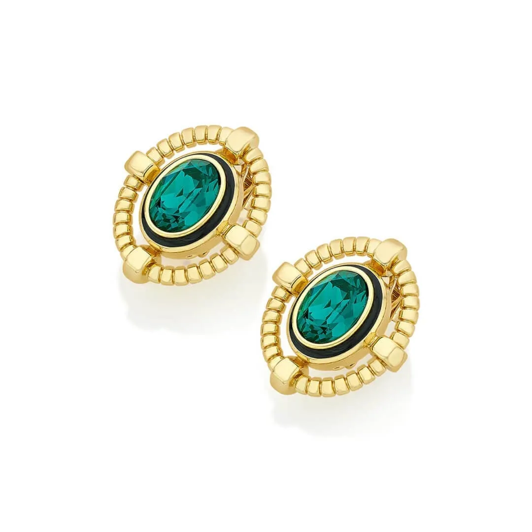 Burke Emerald Studs