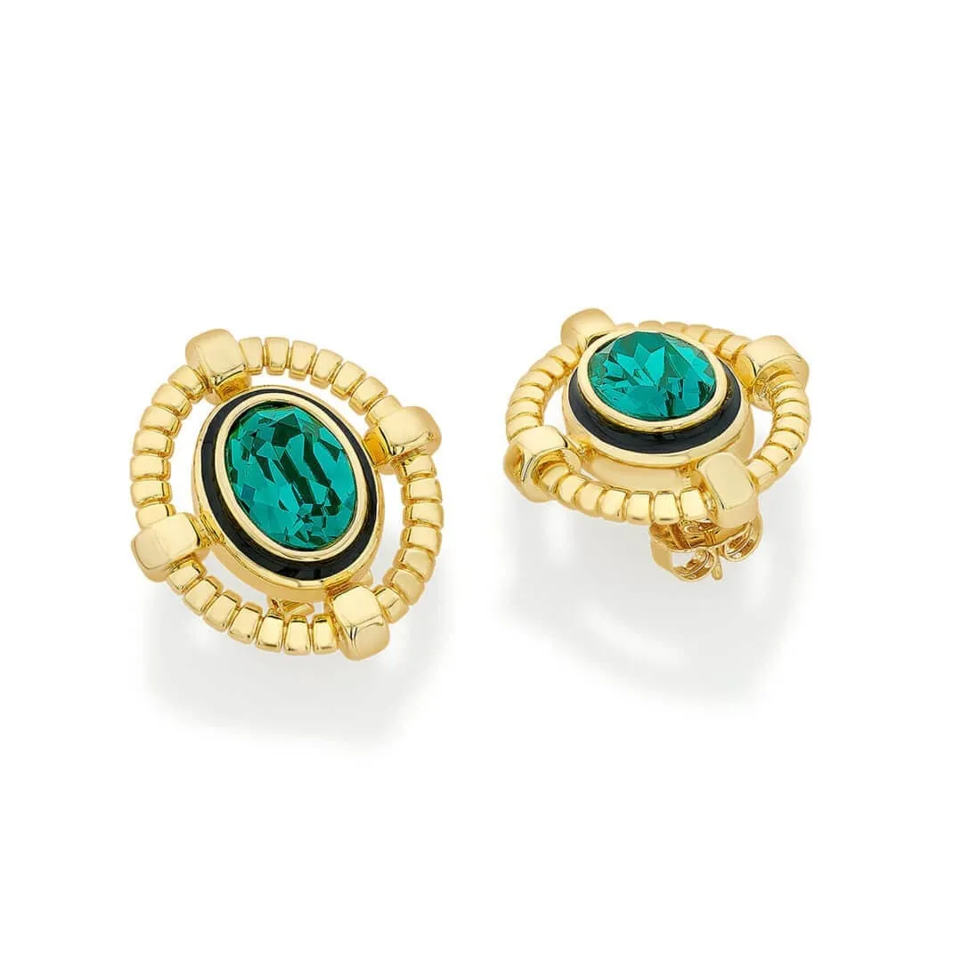 Burke Emerald Studs