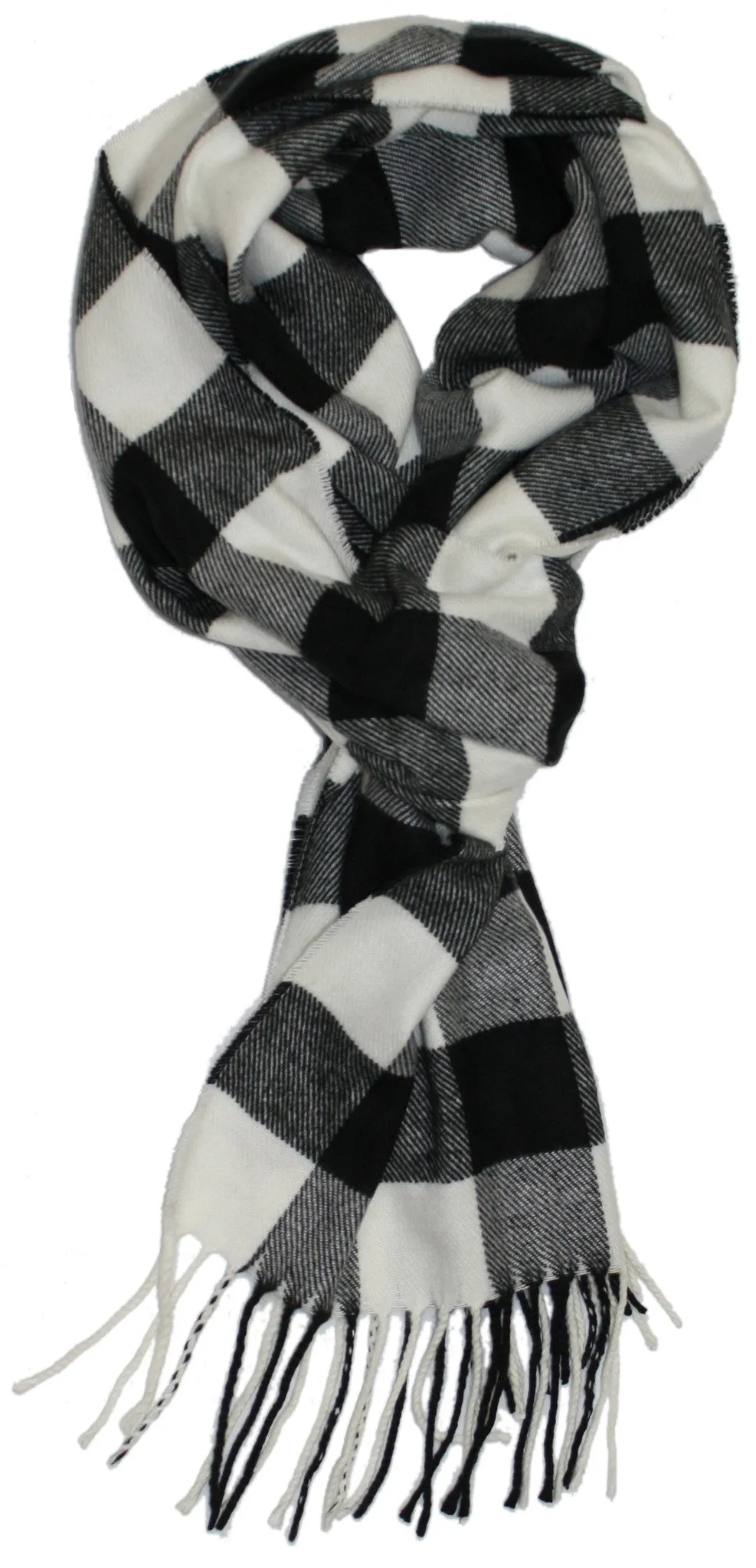 Classic Cashmere Feel Buffalo Check Scarf