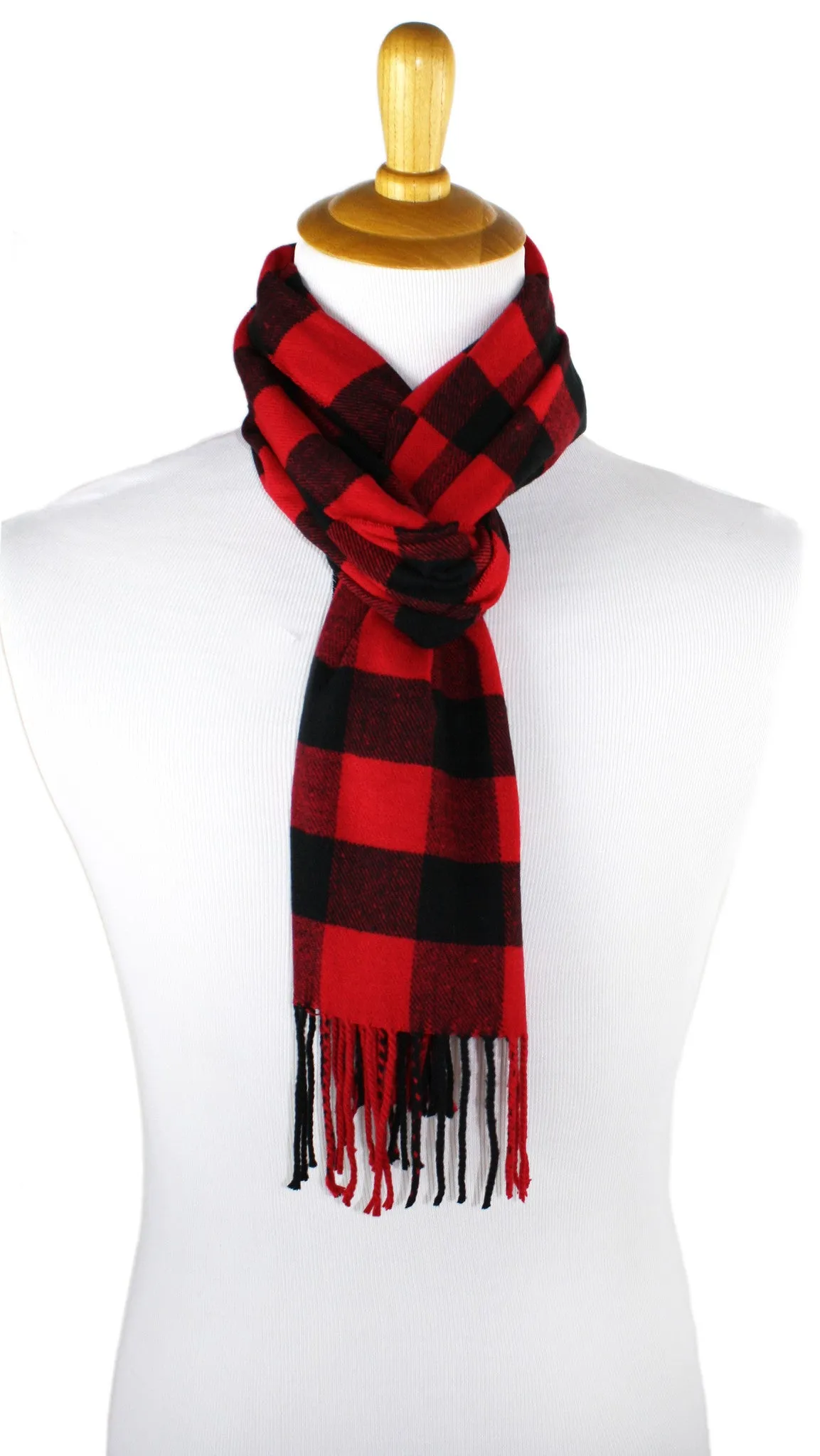Classic Cashmere Feel Buffalo Check Scarf