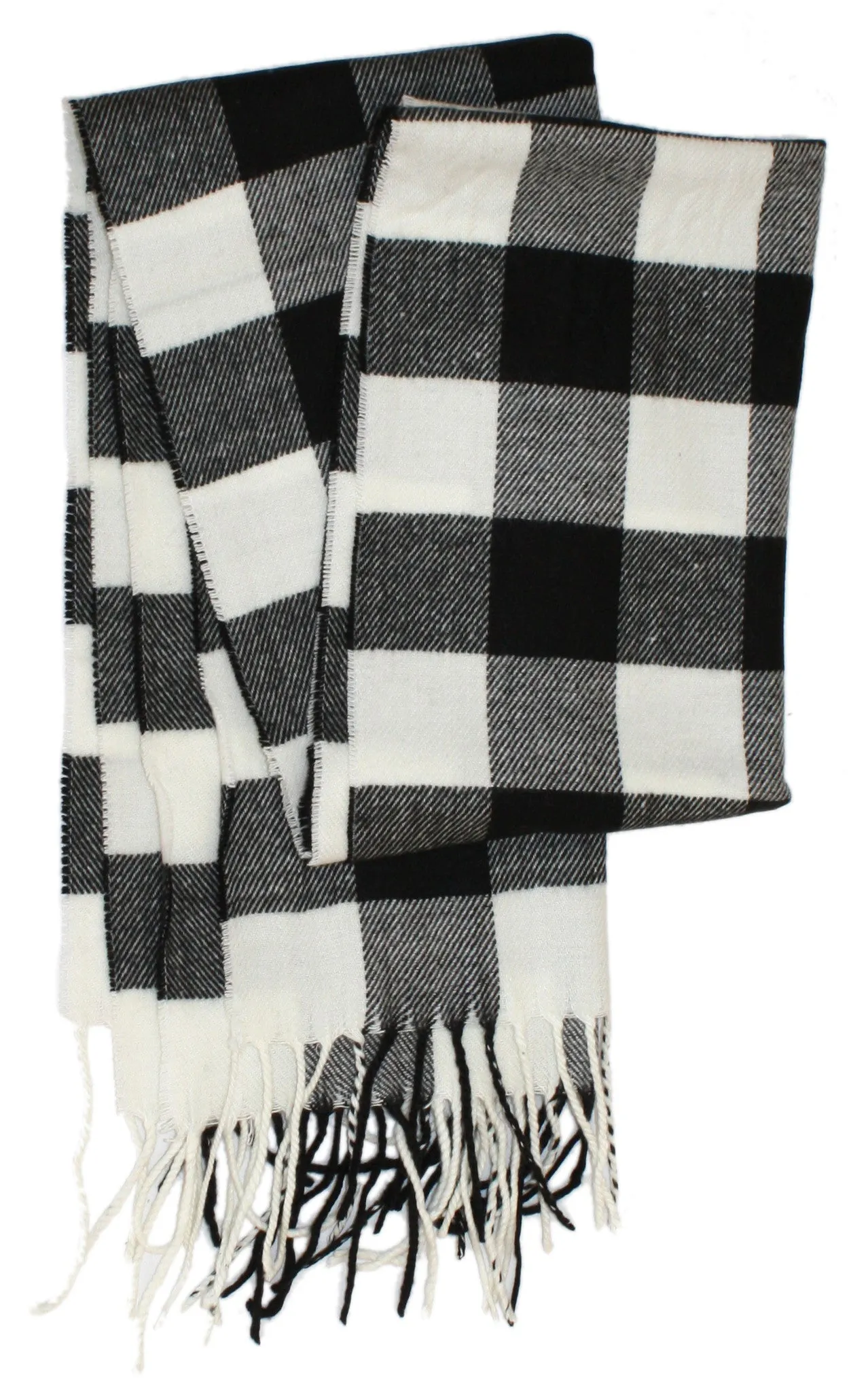 Classic Cashmere Feel Buffalo Check Scarf