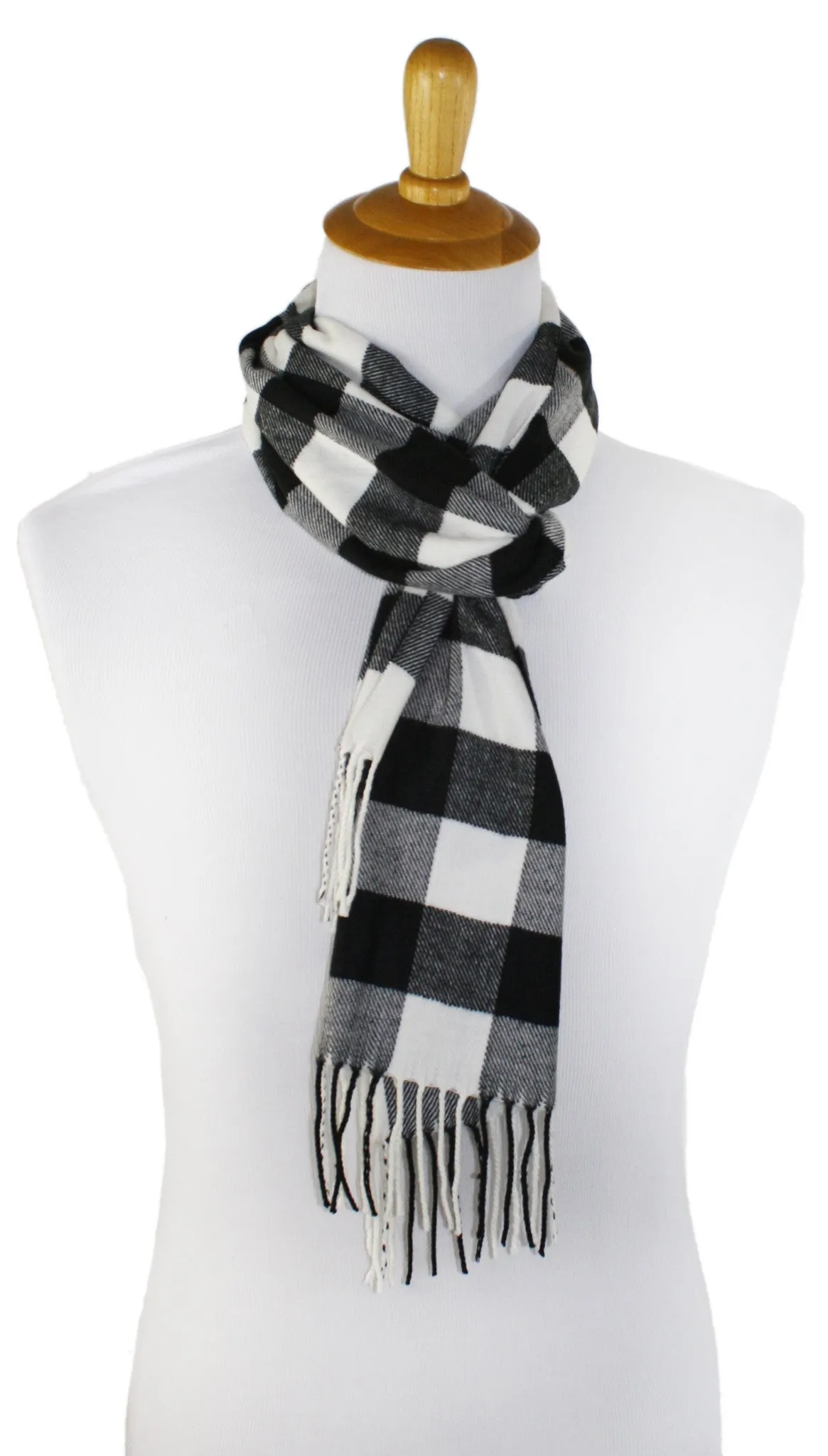 Classic Cashmere Feel Buffalo Check Scarf