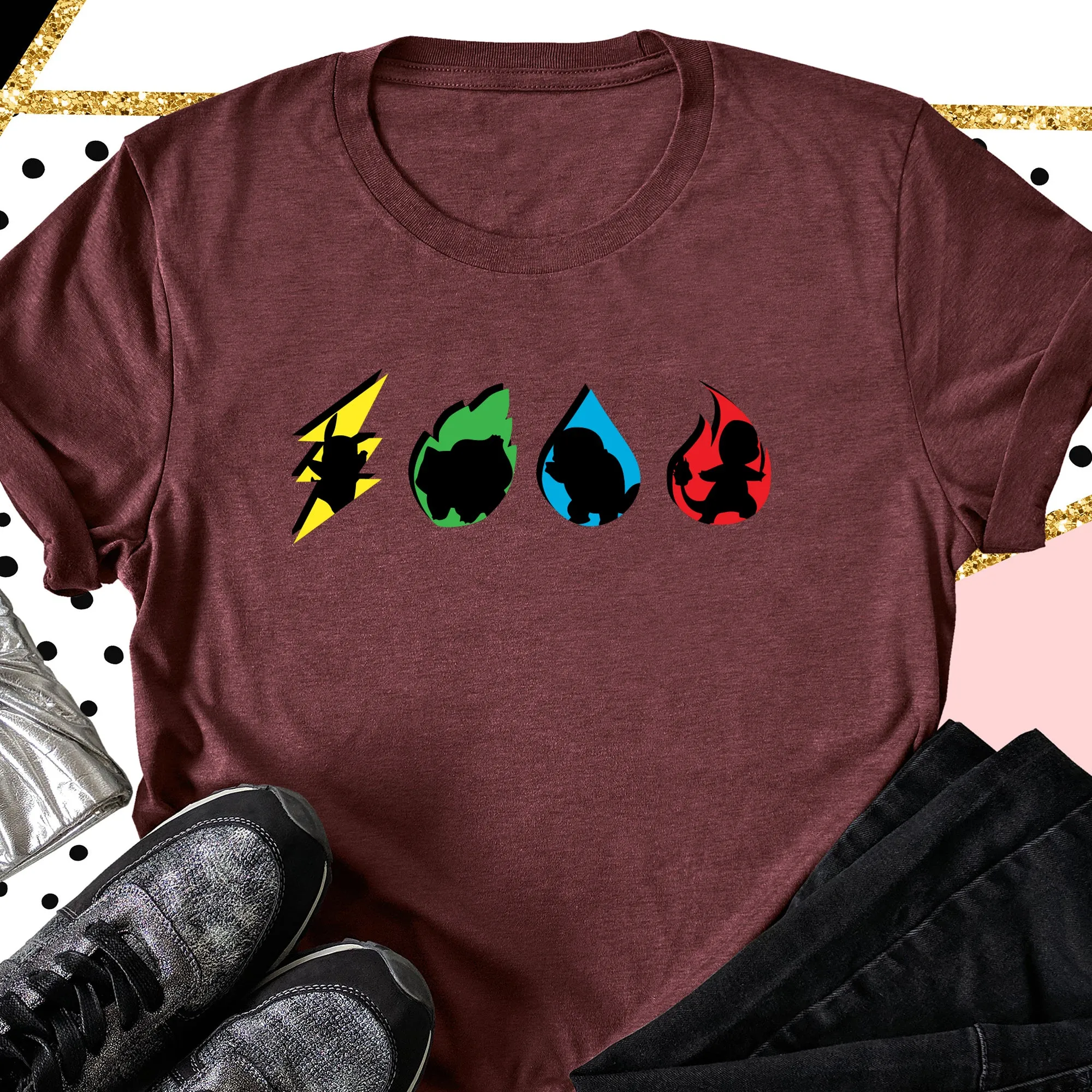 Retro Pokemon Characters Toddler T-shirt