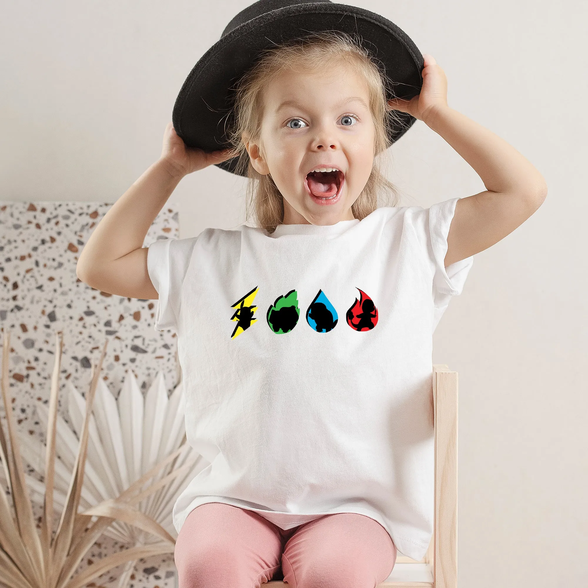 Retro Pokemon Characters Toddler T-shirt