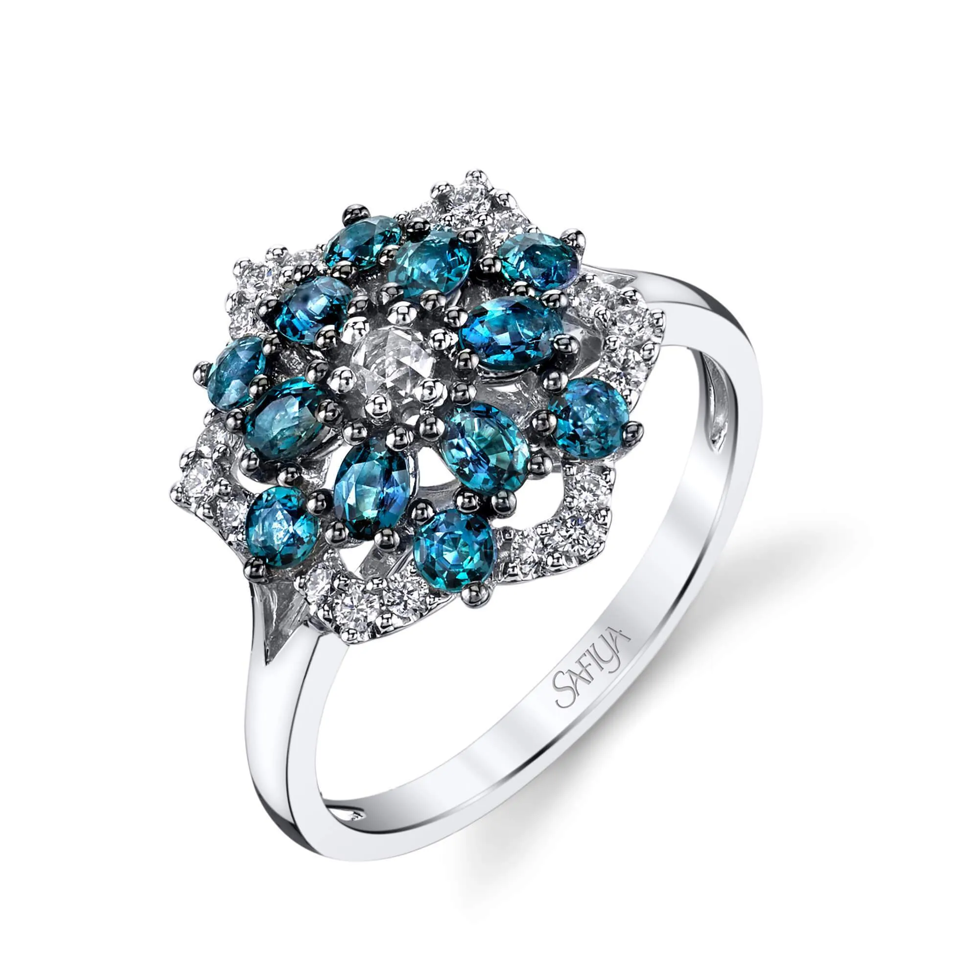 The Opulent - 18K White Gold Natural Alexandrite Ring